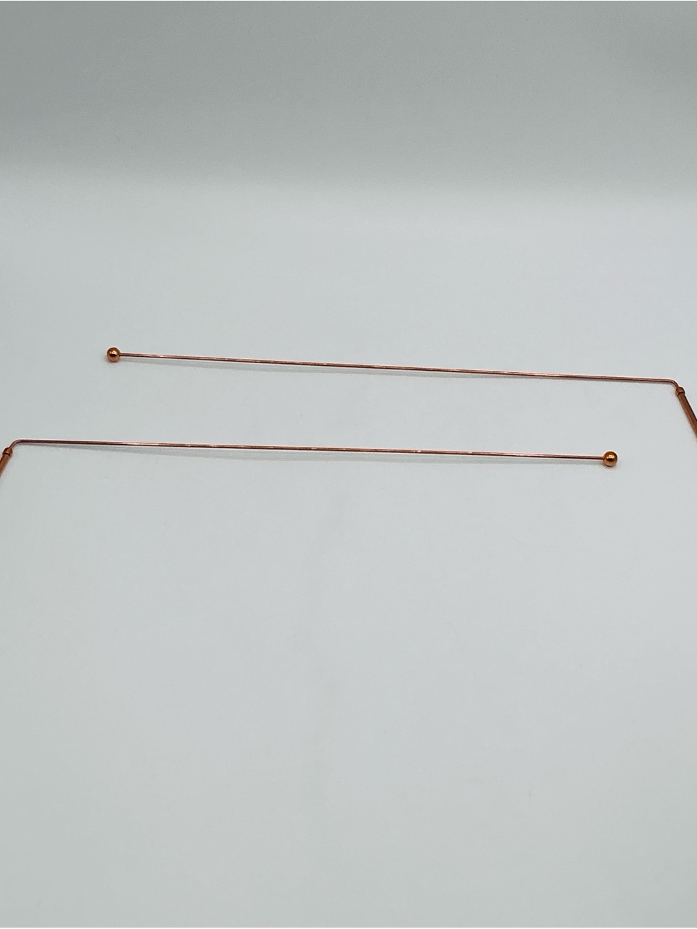 Copper Dowsing Rods Lightweight 99.9% Perfect for Water Energy Divination Witchy